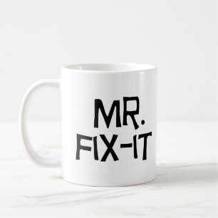 de heer fix-it koffiemok