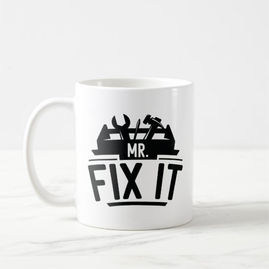 de heer Fix it Koffiemok (Links)