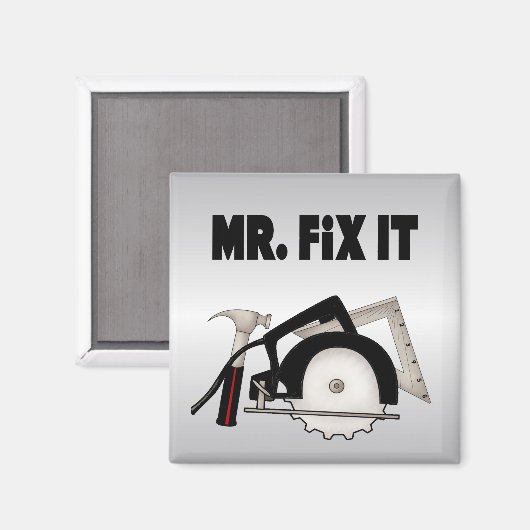 de heer Fix it Magneet (Voorkant / Achterkant)