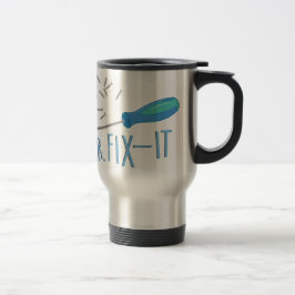 de heer Fix-it Reisbeker