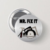 de heer Fix it Ronde Button 5,7 Cm (Voorkant /achterkant)