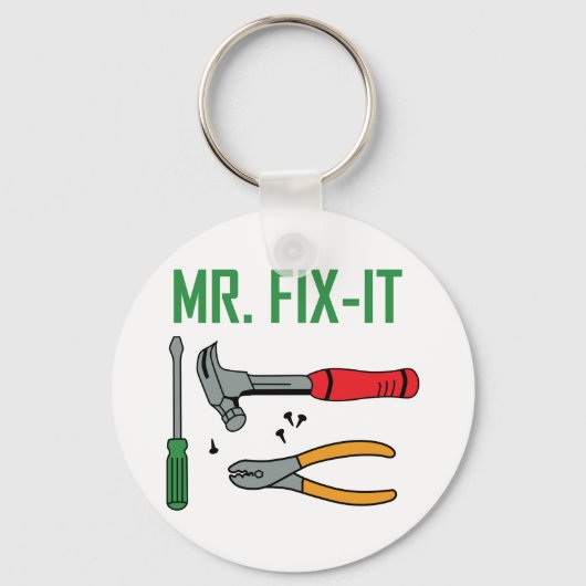 de heer Fix it Sleutelhanger (Voorkant)