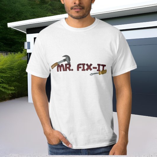 de heer Fix it t-shirt