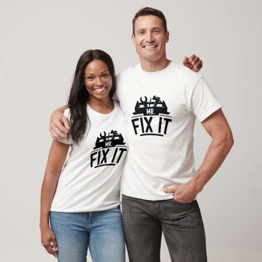 de heer Fix it T-shirt (Unisex)