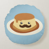 de heer Flan Rond Kussen (Voorkant)