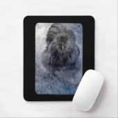 de heer Fluffy Silkie Rooster 2 Muismat (Met muis)