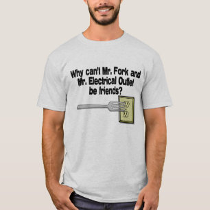 de heer Fork & de heer Outlet T-shirt