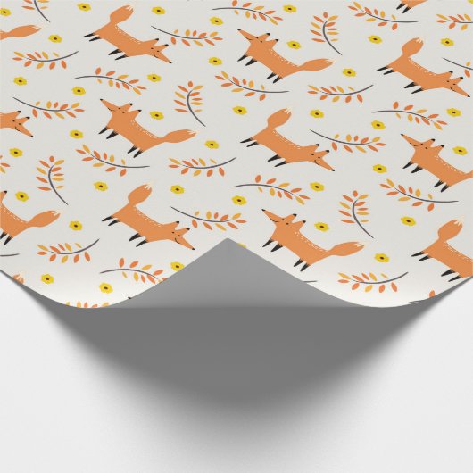 De heer Fox en het gezin Cadeaupapier (Hoek)