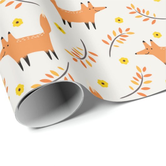 De heer Fox en het gezin Cadeaupapier (Rol Hoek)