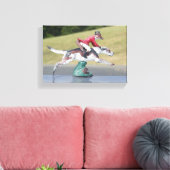 de heer Fox Foxjagings Canvas Afdruk (Insitu (Woonkamer))