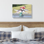 de heer Fox Foxjagings Canvas Afdruk (Insitu (Slaapkamer))
