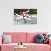 de heer Fox Foxjagings Canvas Afdruk (Insitu (Woonkamer))