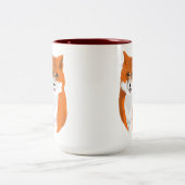 De heer Fox is lezer Tweekleurige Koffiemok (Center)