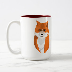 De heer Fox is lezer Tweekleurige Koffiemok