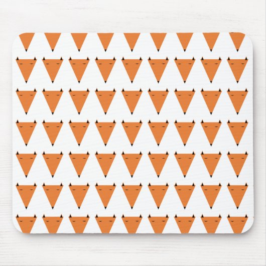 de heer Fox Pattern Muismat (Voorkant)