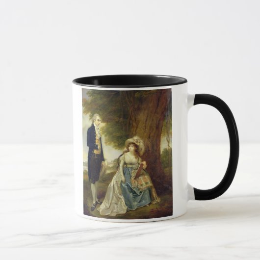 de heer Fraser, c.1785-90 (olie op canvas) Mok (Rechts)