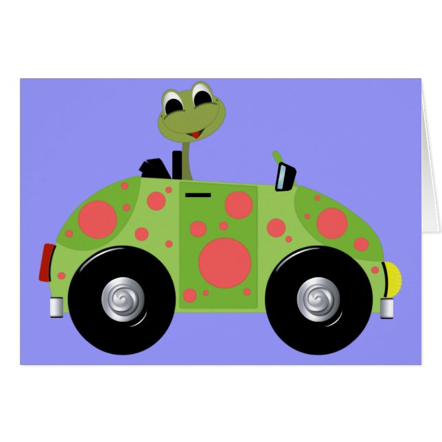De heer Froggy en zijn spotauto (Voorkant Horizontaal)