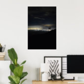 de heer Fuji Ascent Poster (Thuiskantoor)