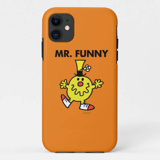de heer Funny | Funny Face Case-Mate iPhone Case (Achterkant)