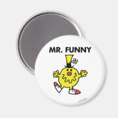 de heer Funny | Funny Face Magneet (Voorkant / Achterkant)