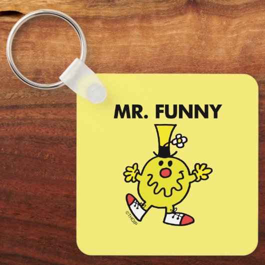 de heer Funny | Funny Face Sleutelhanger (Voorkant)