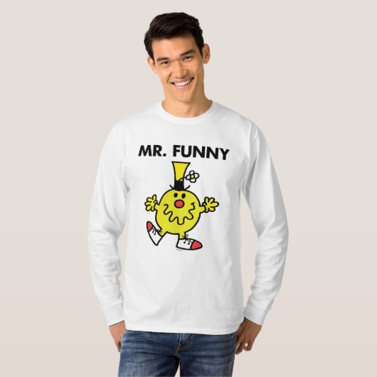 de heer Funny | Funny Face T-shirt (Voorkant volledig)