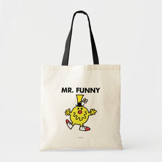 de heer Funny | Funny Face Tote Bag (Voorkant)