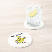 de heer Funny | Funny Face Zandsteen Onderzetter (Zijkant)