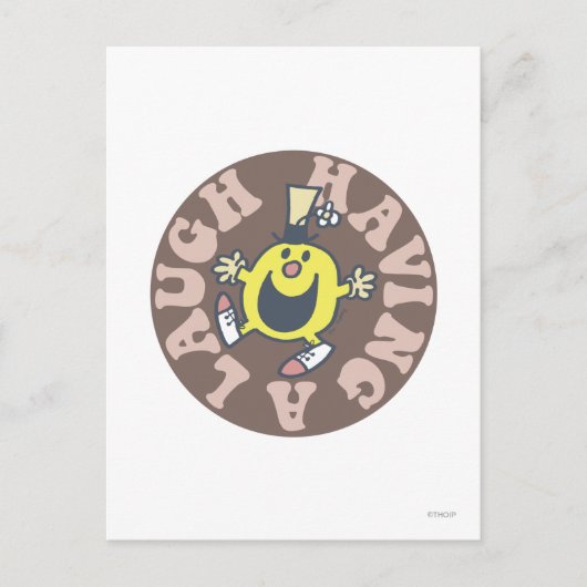 De heer Funny heeft een Laugh Briefkaart (Voorkant)