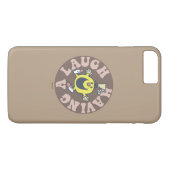 De heer Funny heeft een Laugh Case-Mate iPhone Case (Achterkant (Horizontaal))