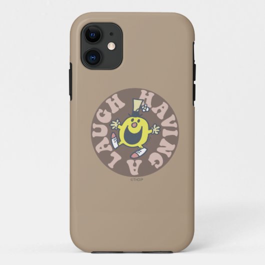 De heer Funny heeft een Laugh Case-Mate iPhone Case (Achterkant)