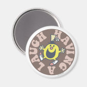 De heer Funny heeft een Laugh Magneet (Voorkant / Achterkant)