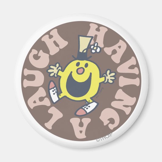 De heer Funny heeft een Laugh Magneet (Voorkant)