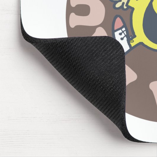 De heer Funny heeft een Laugh Muismat (Hoek)