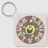 De heer Funny heeft een Laugh Sleutelhanger (Voorkant)