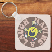 De heer Funny heeft een Laugh Sleutelhanger (Voorkant)