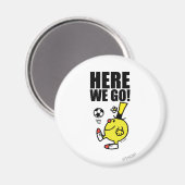 de heer Funny Juggling A Voetbal Magneet (Voorkant / Achterkant)