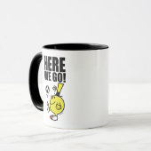 de heer Funny Juggling A Voetbal Mok (Voorkant links)