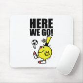 de heer Funny Juggling A Voetbal Muismat (Met muis)