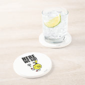 de heer Funny Juggling A Voetbal Zandsteen Onderzetter (Zijkant)