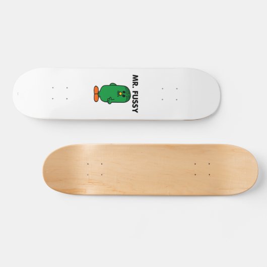 De heer Fussy, goed gefundeerd Skateboard (Horizontaal)