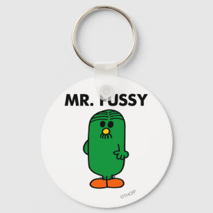 De heer Fussy, goed gefundeerd Sleutelhanger