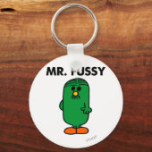 De heer Fussy, goed gefundeerd Sleutelhanger (Voorkant)