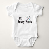 de heer Fussy Pants Romper (Voorkant)