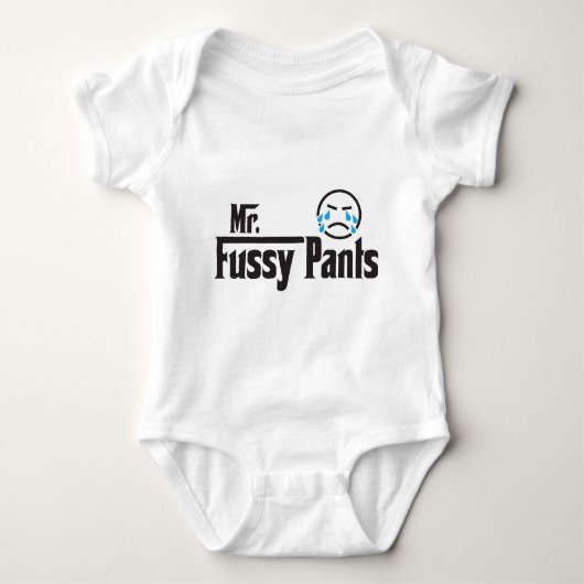 de heer Fussy Pants Romper (Voorkant)