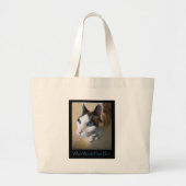 de heer Fuzz Bag Grote Tote Bag (Voorkant)
