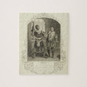 de heer G. V. Brooke als Othello en James Bennett  Legpuzzel (Verticaal)