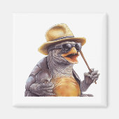 De heer Galapagos Tortoise Blue van de Galapagos E Magneet (Voorkant)