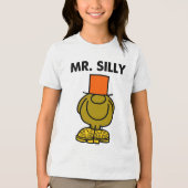 de heer Gekke | Verborgen ogen Tri-Blend Shirt (Voorkant)