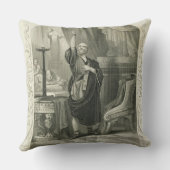 de heer George Bennett als Apemantus, Act I Scene  Kussen (Achterkant)